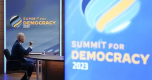 Biden: Democracy making comeback across globe.