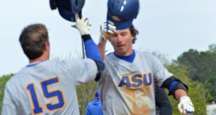 Albany State's sweep of Edward Waters: 40 runs.