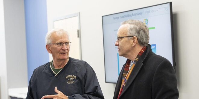 Lewicki honored with computer lab namesake.