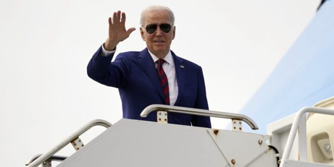 Biden's 3-week travel blitz promoting economy.