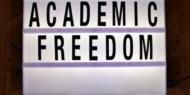 Academic freedom policies must have substance.