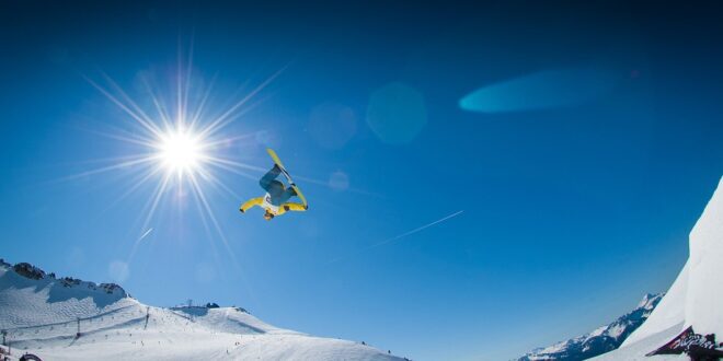 snowboarding