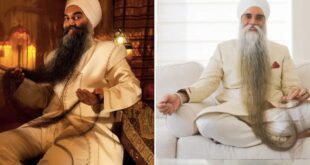Sikh Canadian sets new longest beard record.
