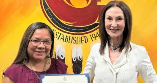 Jolyana Begay-Kroupa honored for American History.