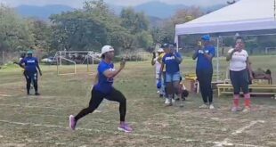 Shelly-Ann's son's sports day dominated by her.