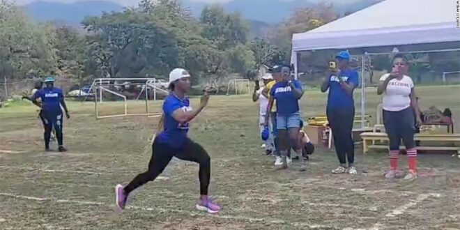 Shelly-Ann's son's sports day dominated by her.