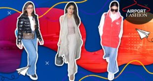 Celebs choose comfort over style at airports.