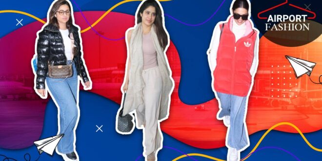 Celebs choose comfort over style at airports.