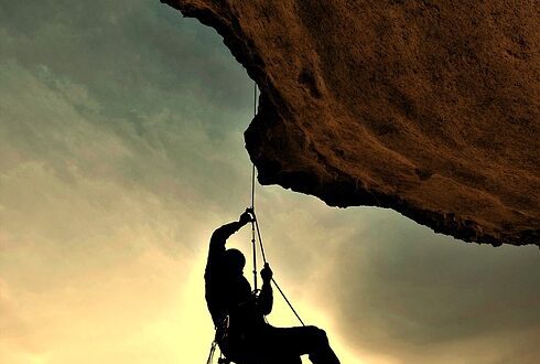 rock climbing