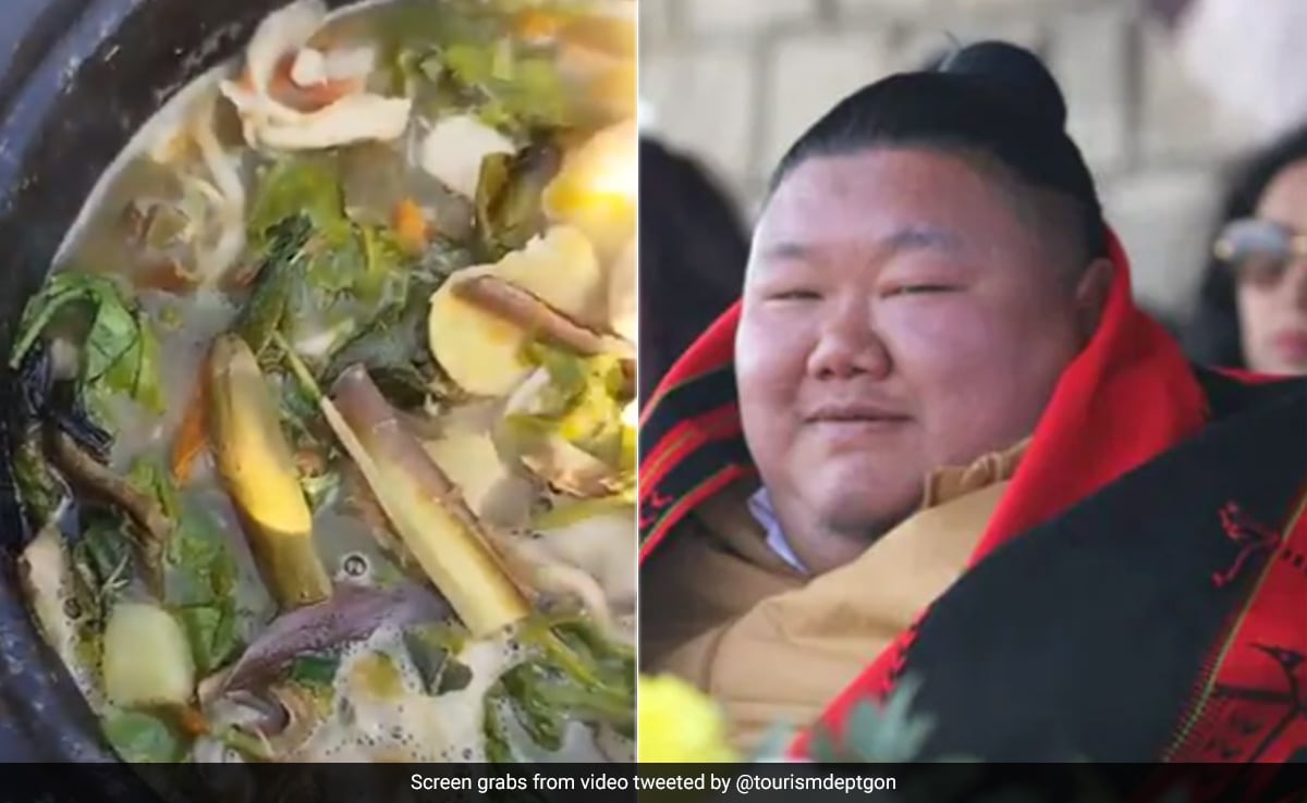 ''Wanna Try?'': Temjen Imna Along Shares Video Of Nagaland's Special Vegetable Stew Hansuli