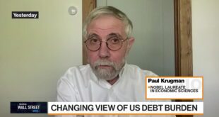 Krugman: US politics revolves around debt.