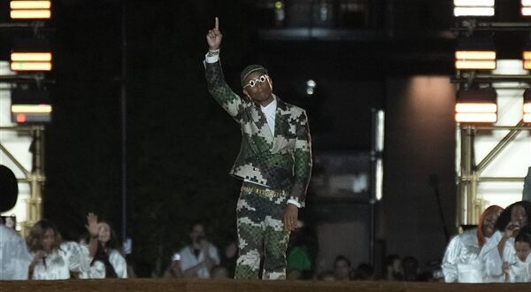 Pharrell merges fashion and entertainment in LV menswear.