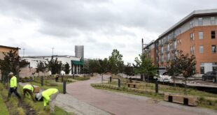 The Allen Farm blossoms with apartments, offices, and entertainment.