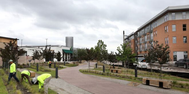 The Allen Farm blossoms with apartments, offices, and entertainment.