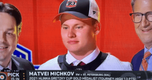 Flyers take Matvei Michkov at 7; Unmissable Talent.