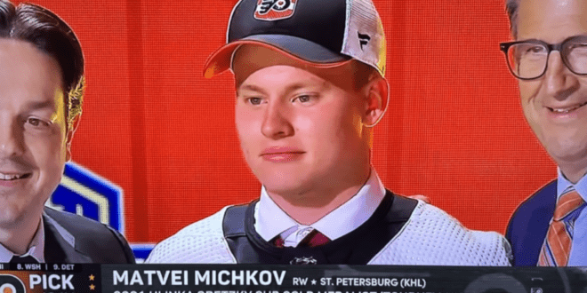 Flyers take Matvei Michkov at 7; Unmissable Talent.