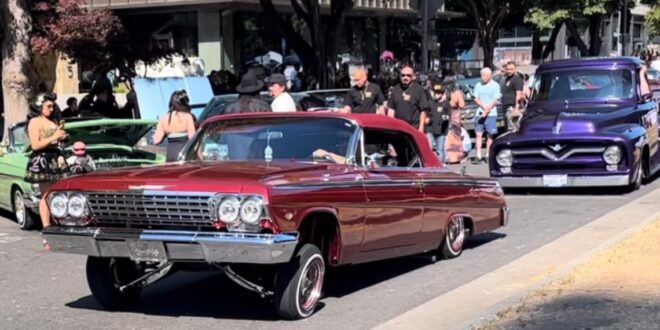 Sacramento's Capitol Mall hosts Lowrider lifestyle festival.