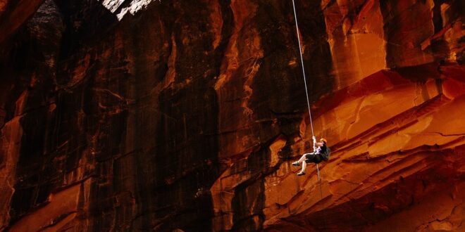 rock climbing