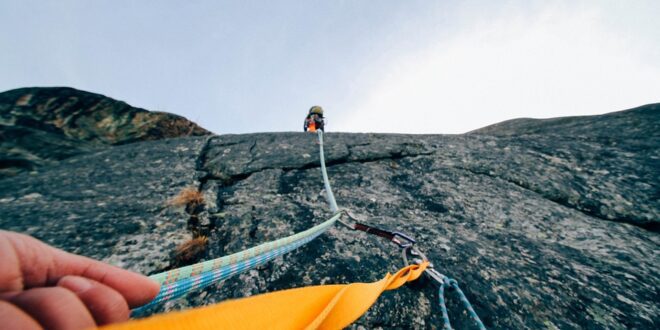 rock climbing