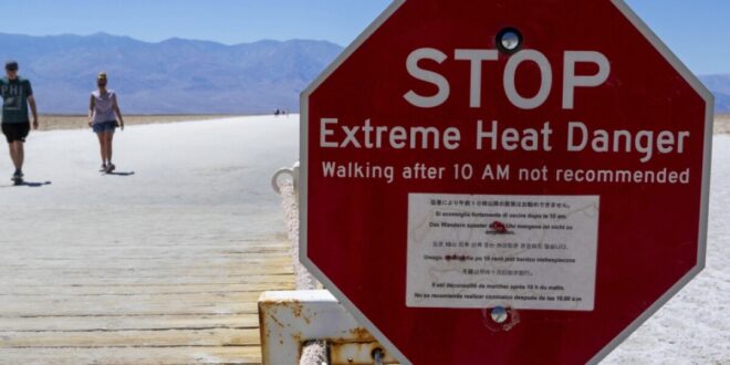 Death Valley to possibly shatter global heat record.