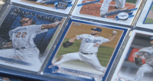 Trading cards, sports collectibles dominate banquet room.