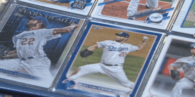 Trading cards, sports collectibles dominate banquet room.