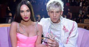 Machine Gun Kelly reacts to Megan Fox's provocative photo shoot.