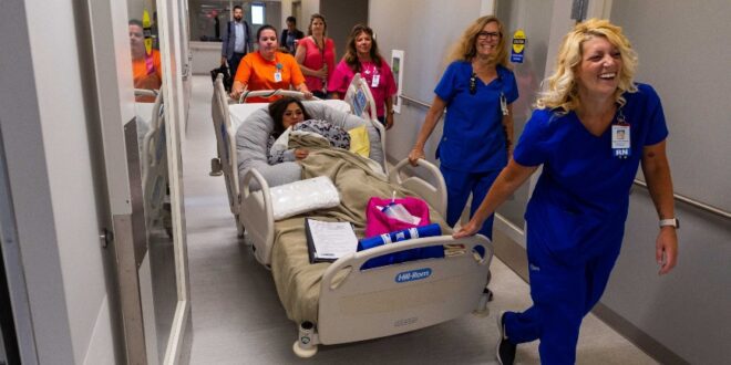 Essentia Health transfers patients to new St. Mary’s Medical Center.
