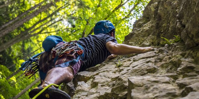 rock climbing