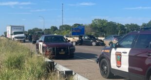 Southbound US 169 shut, 1 hospitalized post-crash.