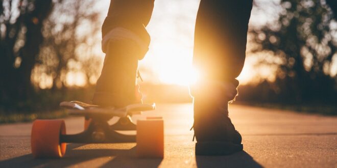 skateboarding