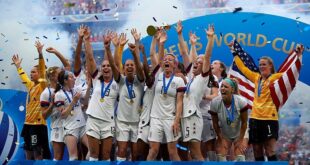 US women act as sports diplomats in World Cup.