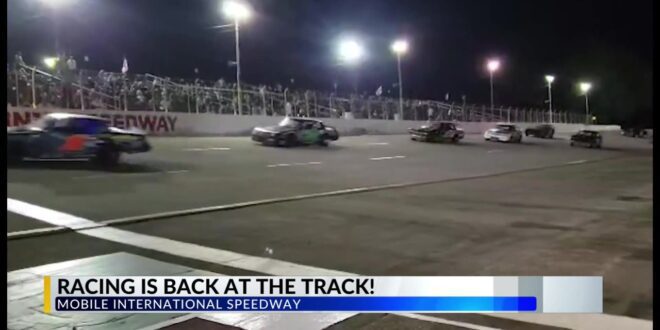 Mobile International Speedway holds second summer racing event.
