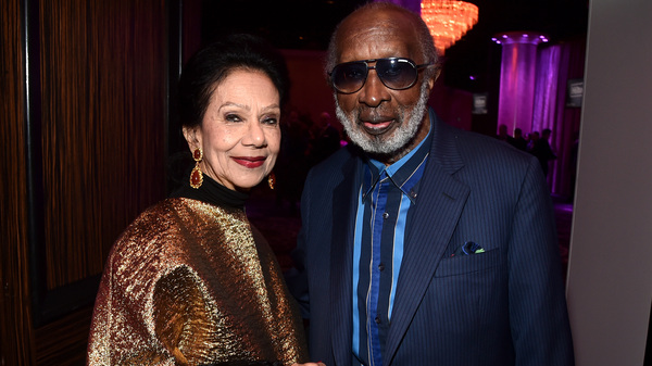 Clarence Avant and his wife, Jacqueline, attending a Grammy Awards event in 2020. Avant died Sunday at age 92. Jacqueline Avant was killed in 2021.