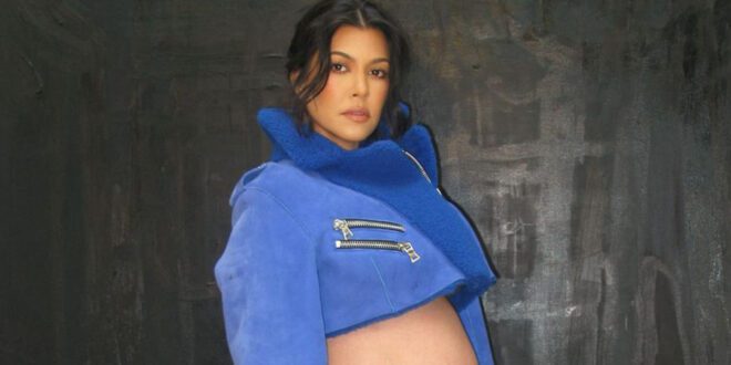 Kourtney Kardashian flaunts pricey leather outfit, contradicting vegan claims.