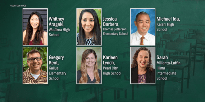 President honors 6 Hawaii teachers for STEM education.