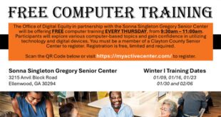 Technology training in Clayton County, Georgia.