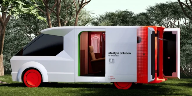 LG unveils AI-powered lifestyle van of the future.