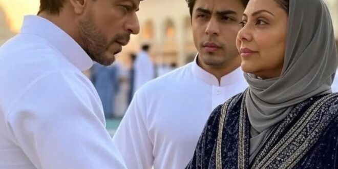 Shah Rukh Khan and Gauri visit Mecca? Viral truth explained.