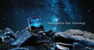 Starry optical fiber design for intricate phone aesthetics