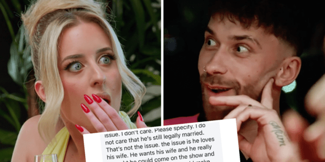 rewrite MAFS star's leaked texts confirm split after partner's bombshell confession in 6 to 8 words