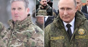 rewrite Russia-Ukraine war latest: Starmer willing to face down Putin with British troops as European leaders hold crunch talks in 6 to 8 words